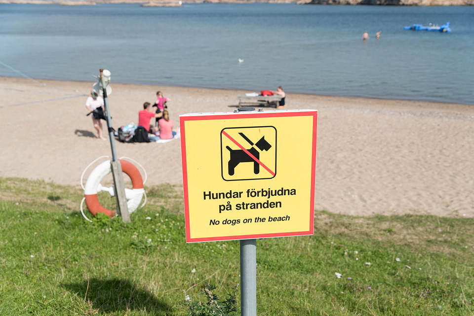 Ramsvik stugby & camping_hundar förbjudna på stranden