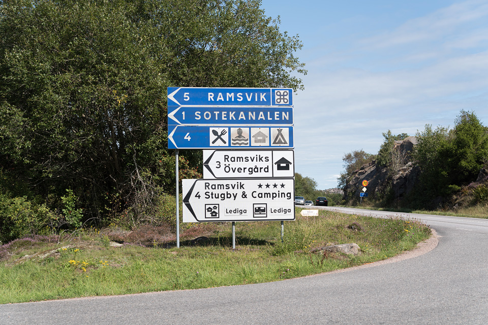 Ramsvik stugby & camping_skylt